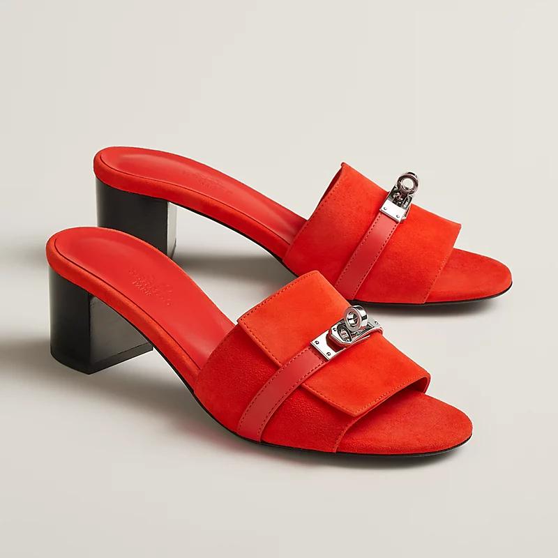 Giày Hermes Gigi 50 Sandal Nữ Cam